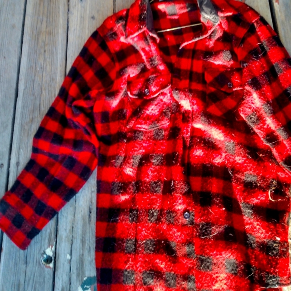 Vintage 60s Woolrich Wool Flannel